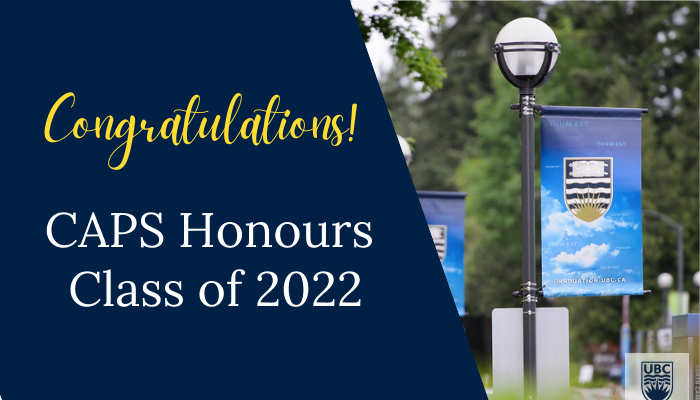 Congratulations to CPS Honours Class of 2022!