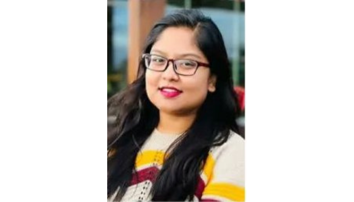 Puja Biswas receives the Fall 2022 DeLill Nasser Award